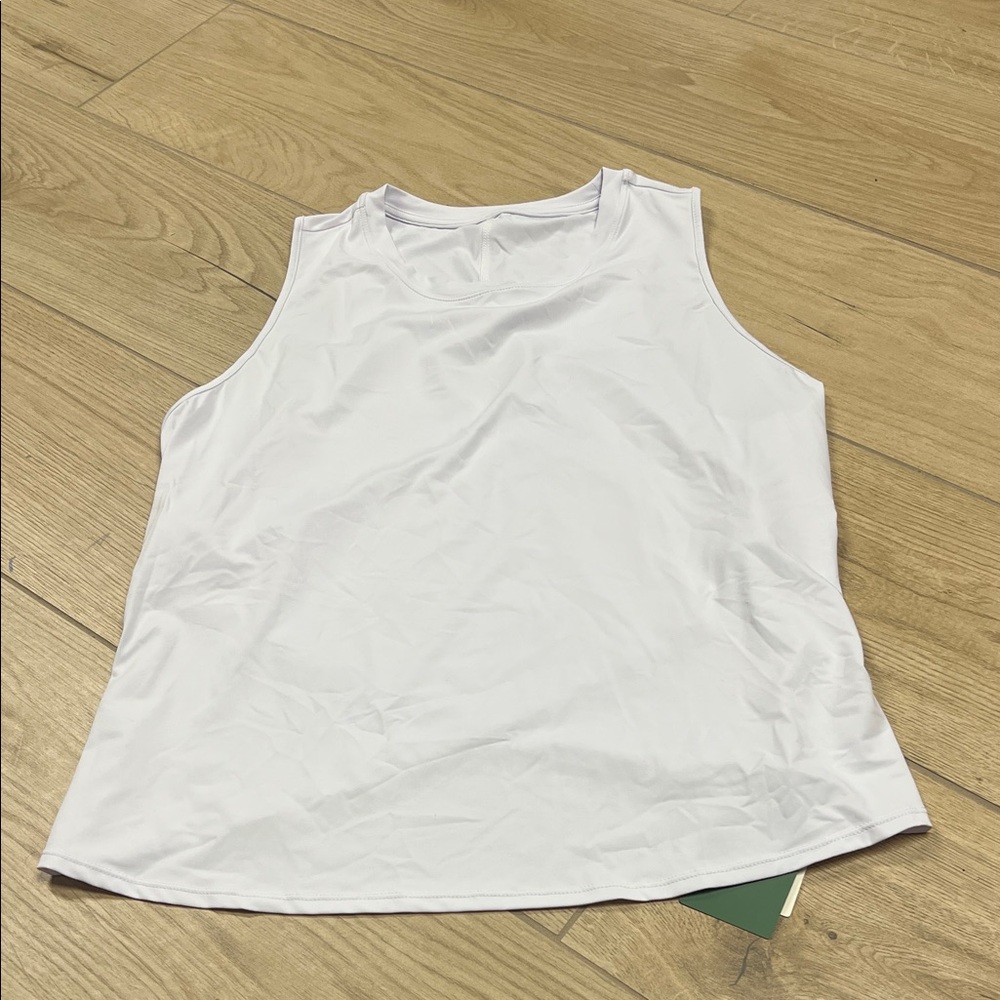 HALARA Women's Softlyzero plush Classic White Muscle Tee